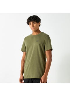 Kappa Kappa Solid Crew Neck T-shirt with Short Sleeves  - Image 4