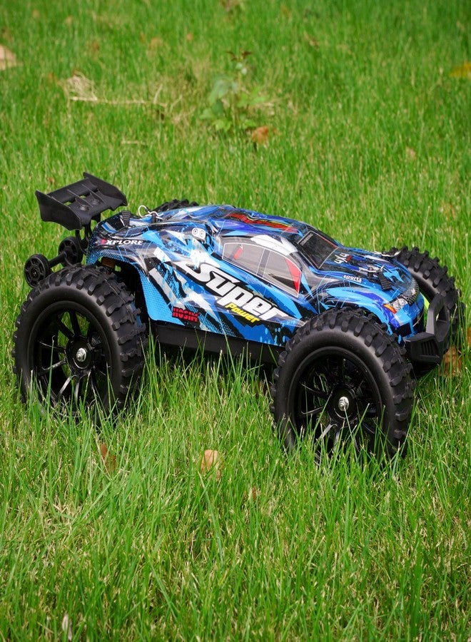 Hosim 55 * 115 mm RC Tires, All Terrain Soft Tire Mounted on 12mm Hex Wheels (Set of 4) for 1/10 RC Cars (Black Wheel hub) - Image 3