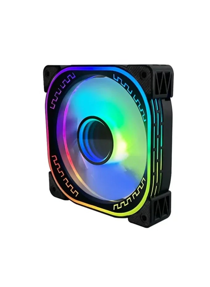 Truenort TrueNort Pc Case Fan 120mm RGB 6Pin 12V 3W, Single Fan  - Image 2