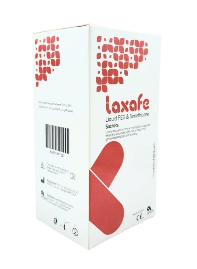 Laxafe Oral Liquid Sachets 30ml, Pack of 10 – Gentle Relief for Constipation & Bloating Support - Image 2