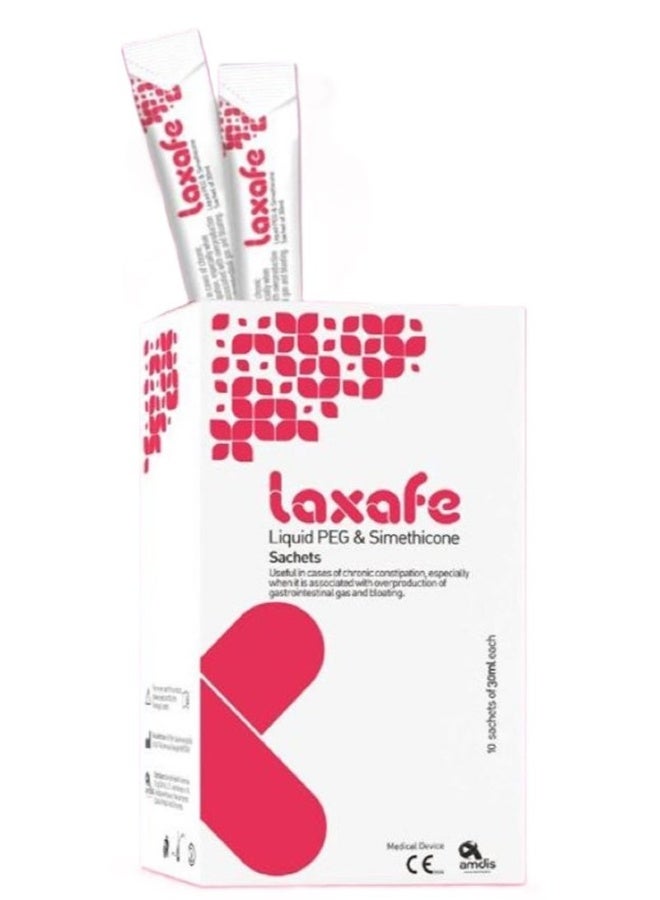 Laxafe Oral Liquid Sachets 30ml, Pack of 10 – Gentle Relief for Constipation & Bloating Support - Image 3