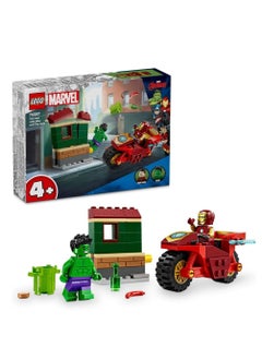 LEGO LEGO Marvel Iron Man with Bike and The Hulk 76287  - Image 1