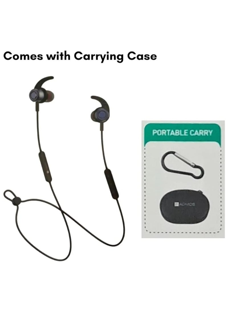 Admos - Admos AM-636 Earphones come with a Portable Carrying Case, Allowing Users to Store and Transport them safely. Whether you’re Traveling, Exercising, or simply enjoying music at home, these earphones offer the perfect blend of performance, convenience, and durability. - Image 1