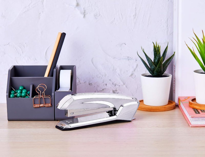 Bostitch Office Ascend 3 in 1 Stapler Integrated Remover & Staple Storage, 42 Staples Included, 2 Sheet Capacity, Lightweight, Blue - Image 2