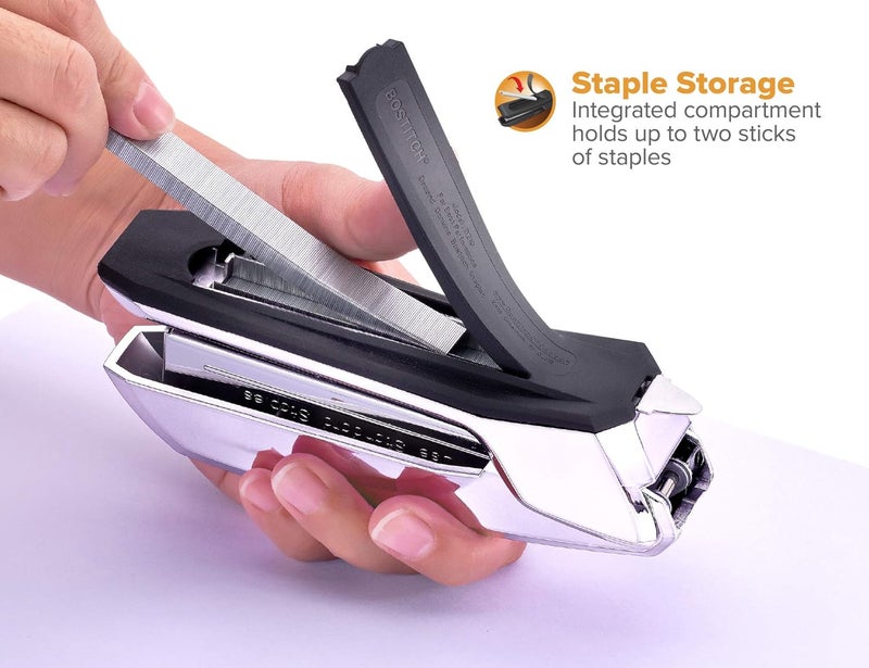 Bostitch Office Ascend 3 in 1 Stapler Integrated Remover & Staple Storage, 42 Staples Included, 2 Sheet Capacity, Lightweight, Blue - Image 4