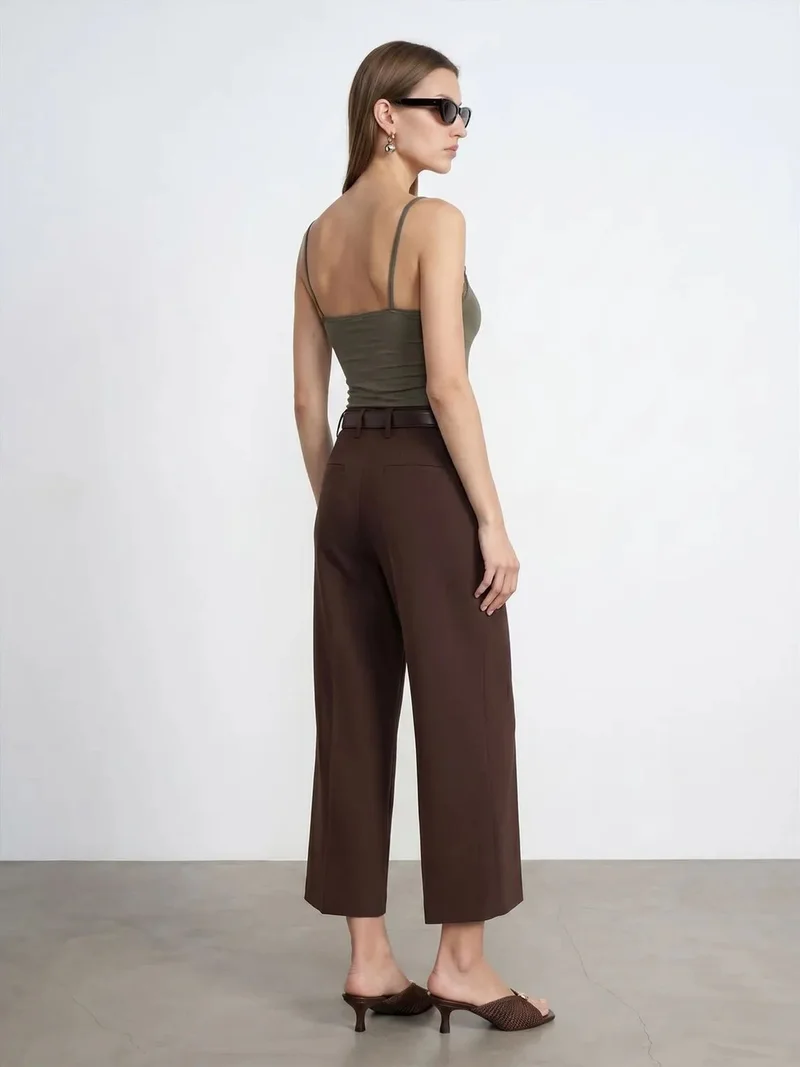 Dilvin DILVIN Lace V-Neck Sleeveless Cami Blouse