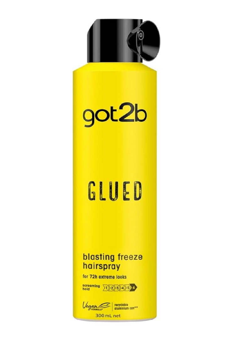 Glued Blasting Freeze Hair Spry 72H 300Ml