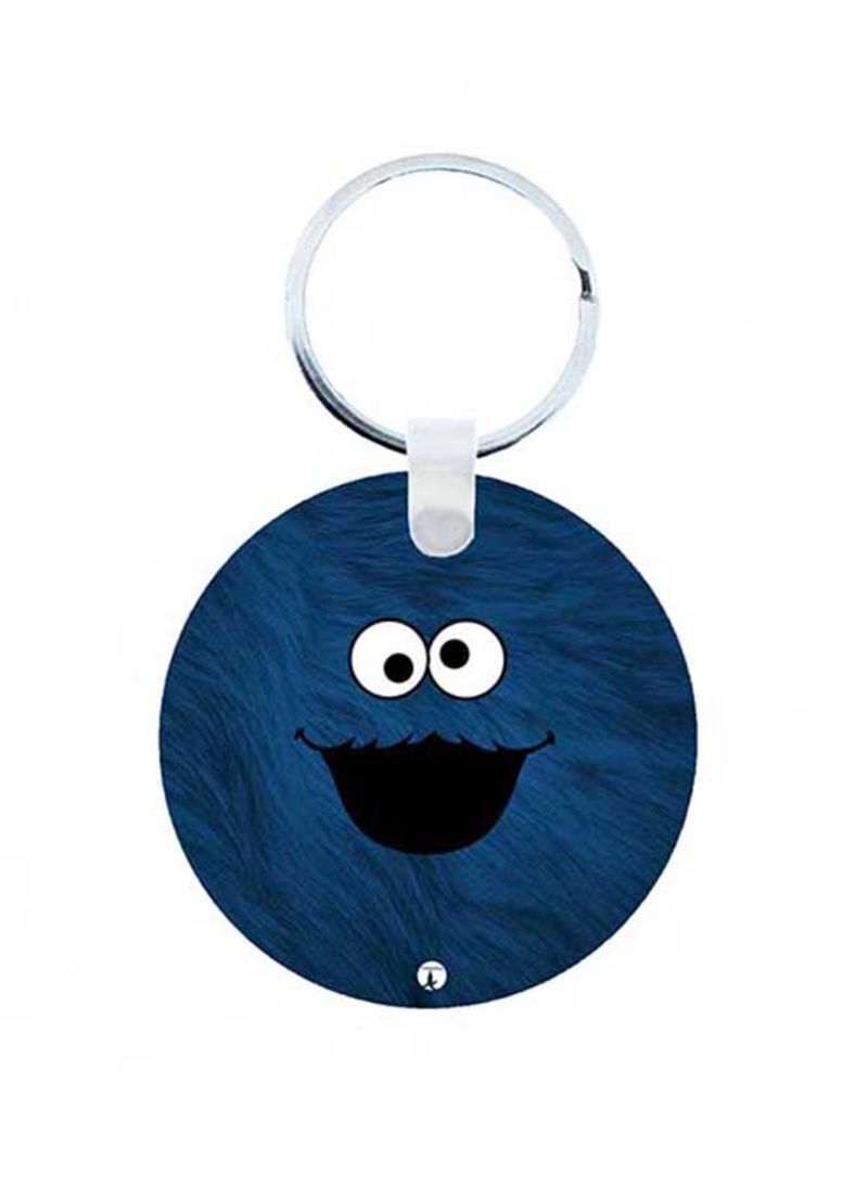 RKN Cookie Monster Wooden Keychain