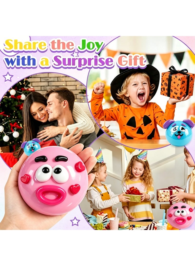 يوجي 2PCS Smushers Squishies بطيئة ارتفاع الكرة الإجهاد غير لطيف ارتفاع بطيئ الاسترخاء الحسية فيدج لضغط الكرة الحسية مكتب المرح ملحقات للبالغين - Image 4