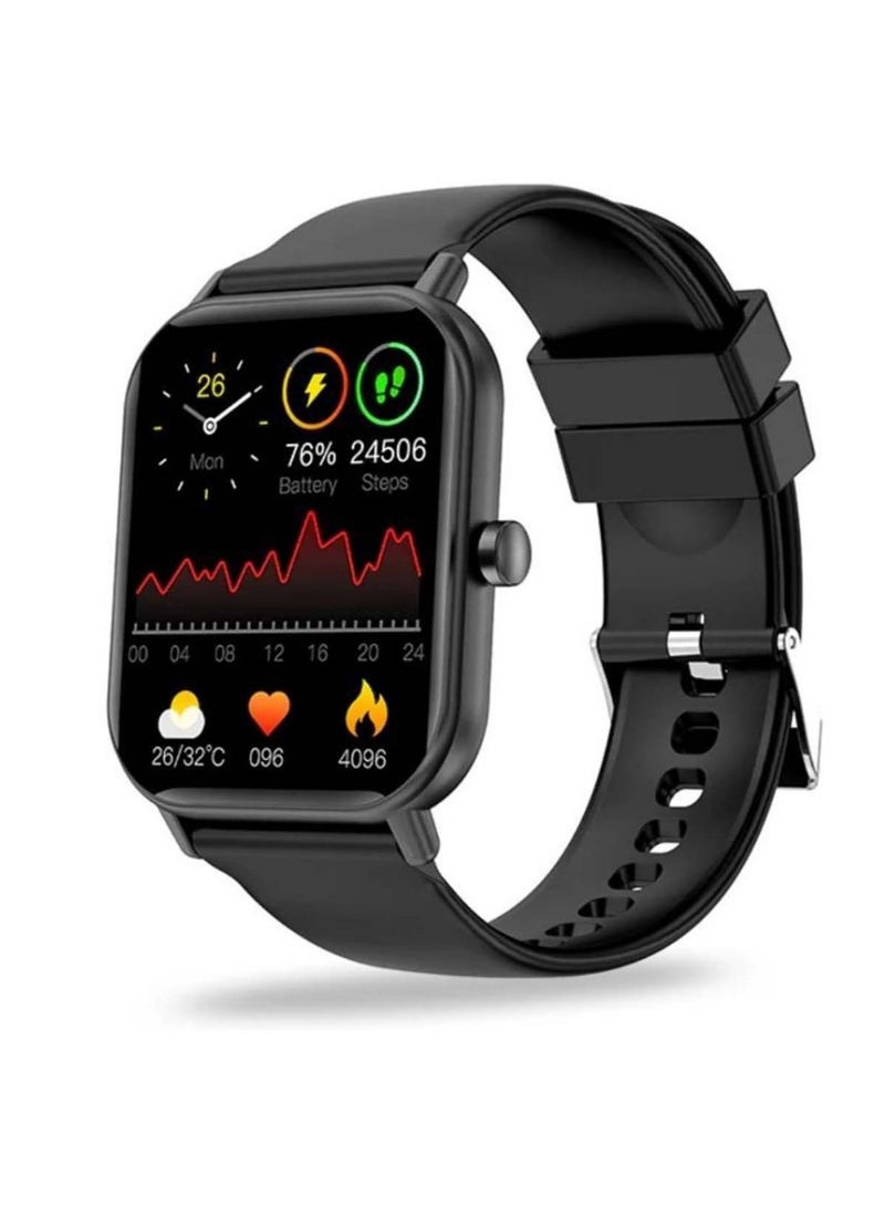 AOLON RollsTimi Men/Women Bluetooth Smartwatch – 1.83-Inch Full Touch Screen, Ultra-Thin Body, 100+ Sports Modes, Wireless Answering/Making Calls, Multi-Dimensional Health Monitoring, Smart Bracelet RT i128 - Image 4
