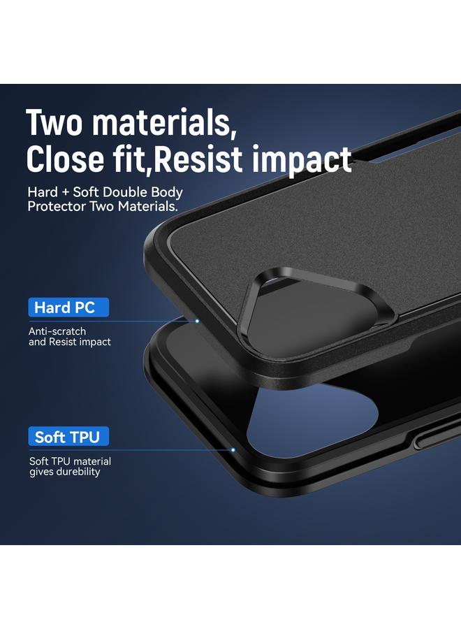 S-TOP Case For iPhone 16 Plus Pioneer Armor Heavy Duty PC + TPU Phone Case - Image 5