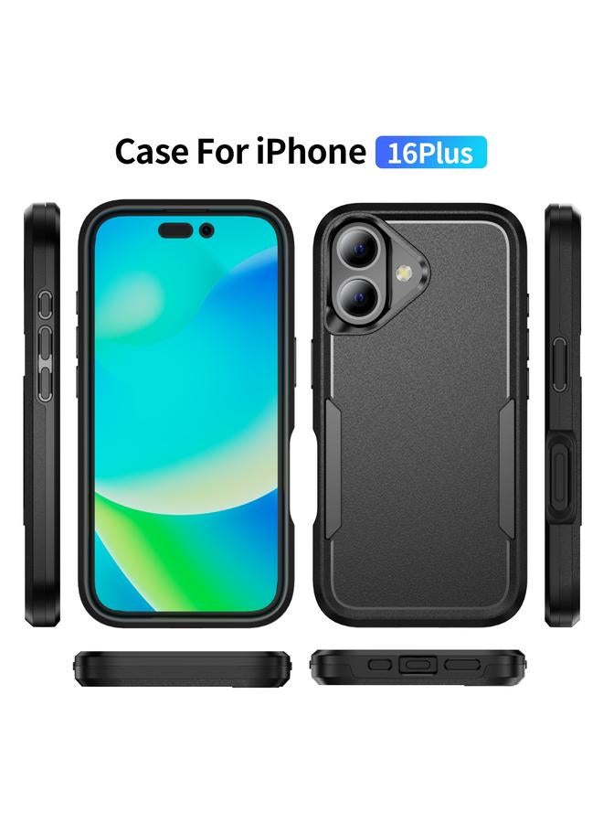 S-TOP Case For iPhone 16 Plus Pioneer Armor Heavy Duty PC + TPU Phone Case - Image 2