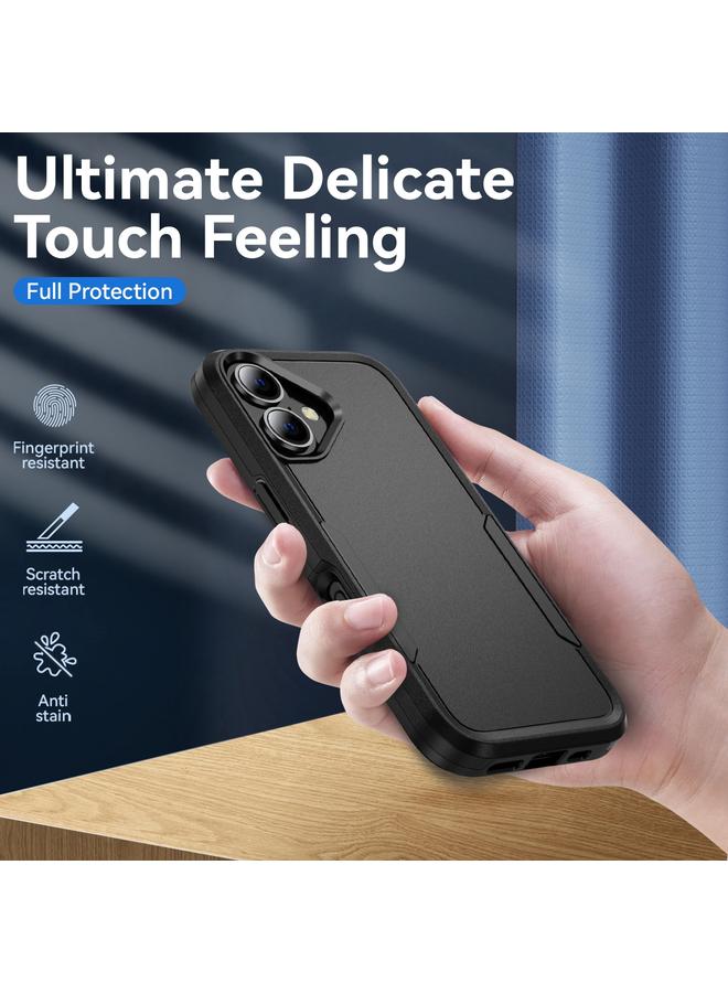 S-TOP Case For iPhone 16 Plus Pioneer Armor Heavy Duty PC + TPU Phone Case - Image 3