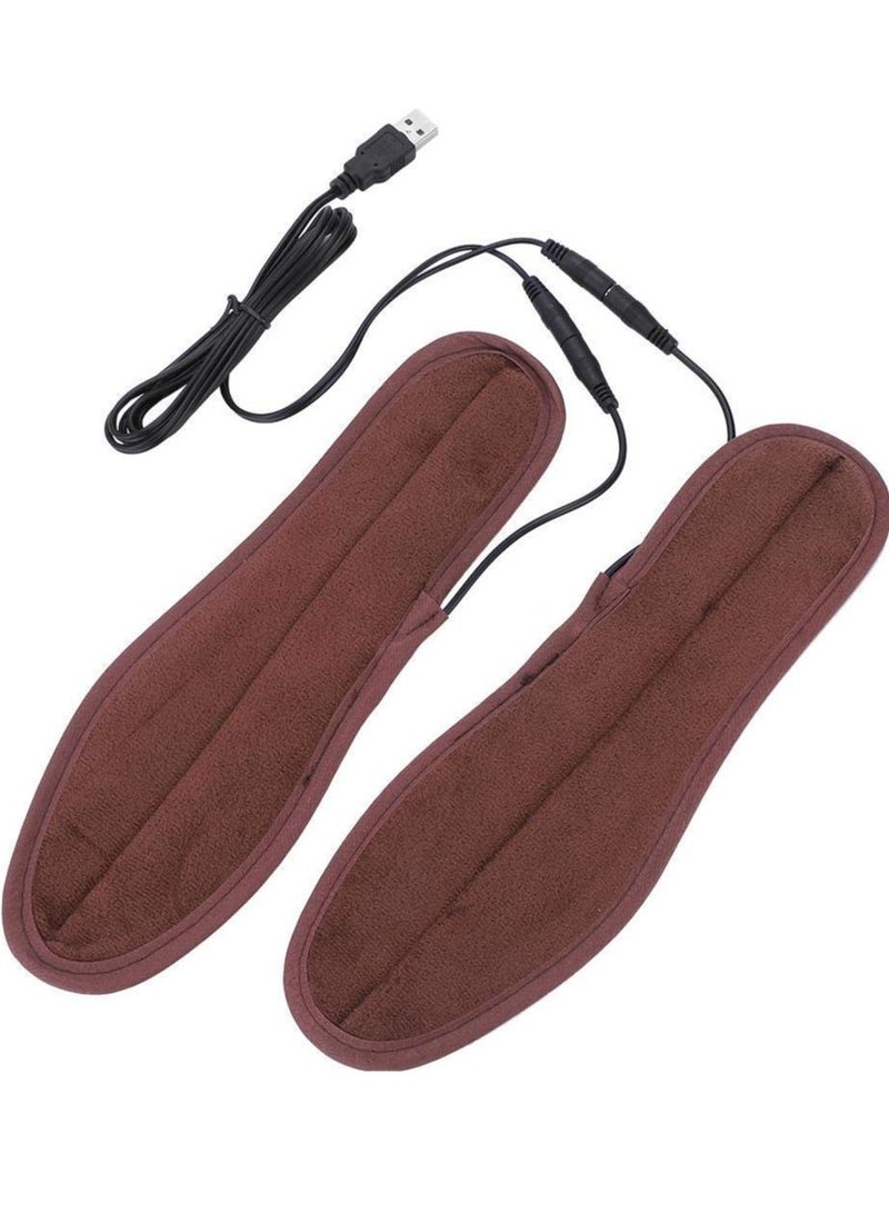 KASTWAVE USB Electric Heated Shoe Insoles Comfortable Feet Warmer Temperature Controller Foot Warmers for Men and Women  - Image 1