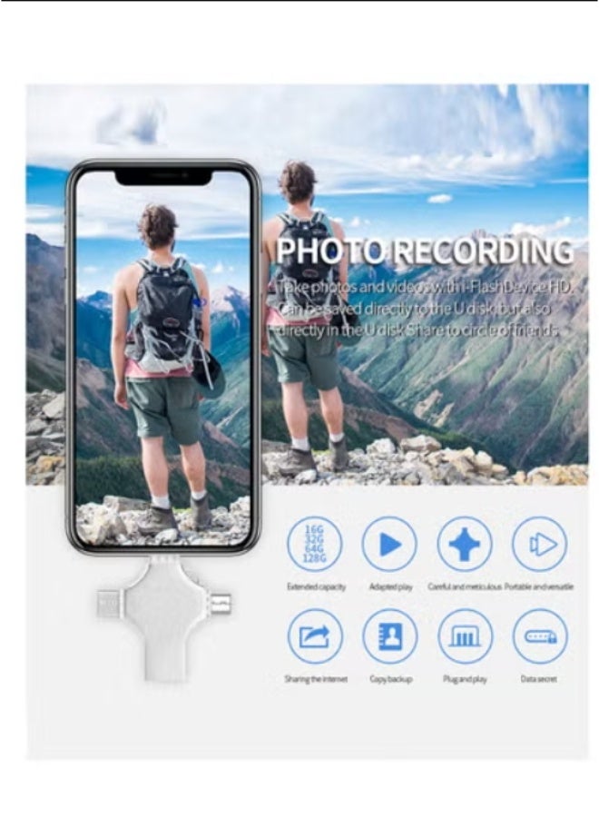 Flash Drive for iPhone 1tb, Photo Stick USB Flash Drive 1000GB Memory Stick USB 3.0 High Speed Thumb Drives Portable Jump Drive Storage Device External Storage for Smartphone/Laptop/PC/Android - Image 5