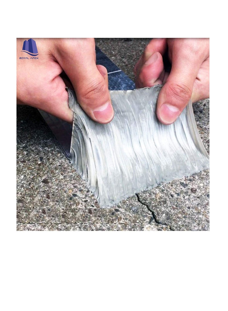 Multi-purpose Strong Aluminium Foil Adhesive Insulation Tape for Roof Leak, Surface Crack, Window Sill Gap, Pipe Rupture, Boat Sealing, Etc… (2 Inch - Pack of 2, FSK Aluminium Tap) - Image 3