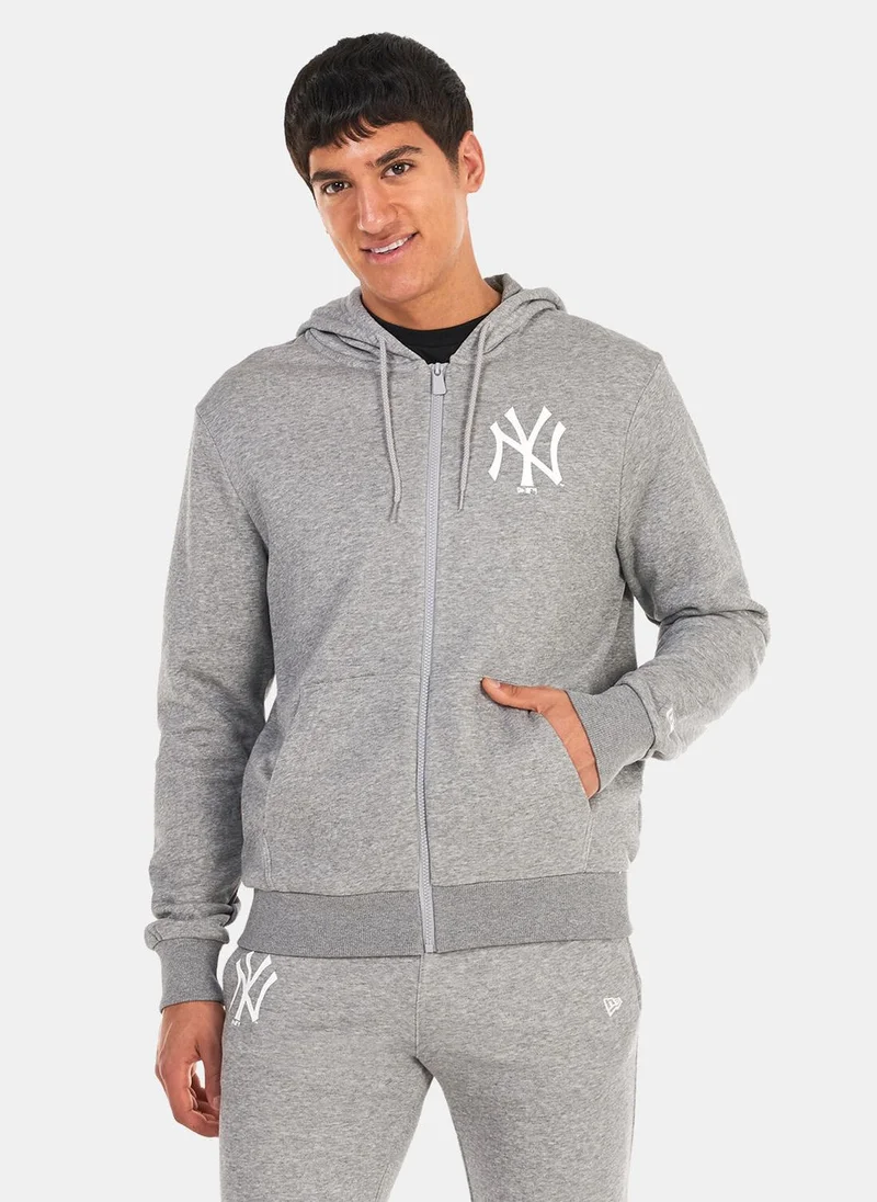 NEW ERA New York Yankees Essentials Full-Zip Hoodie