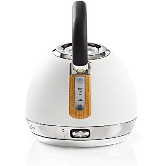 NEDIS Kawk520Ewt Electric Kettle  18 L  SoftTouch  White  Rotatable 360 Degrees  Concealed Heating Element  Strix Controller  BoilDry Protection - Image 5