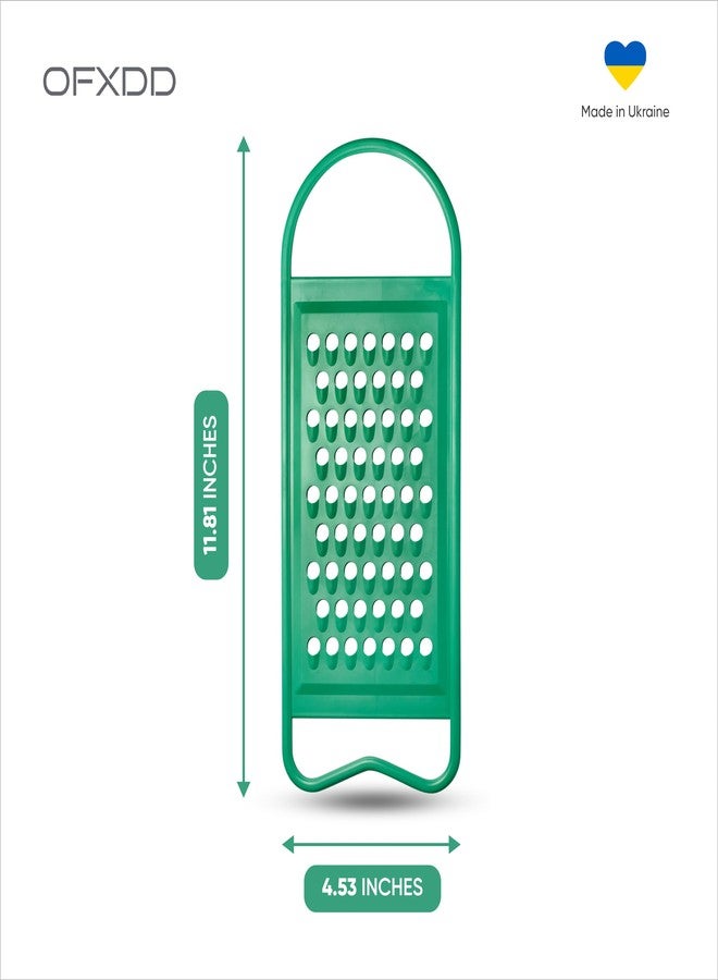 OFXDD Graters for Kitchen - Shredder Kitchen with Handle - Flat Hand Grater - Plastic Graters, Peelers & Slicers for Potatoes, Carrots, Eggs, Mushrooms, Chocolate, Cheese - Image 3