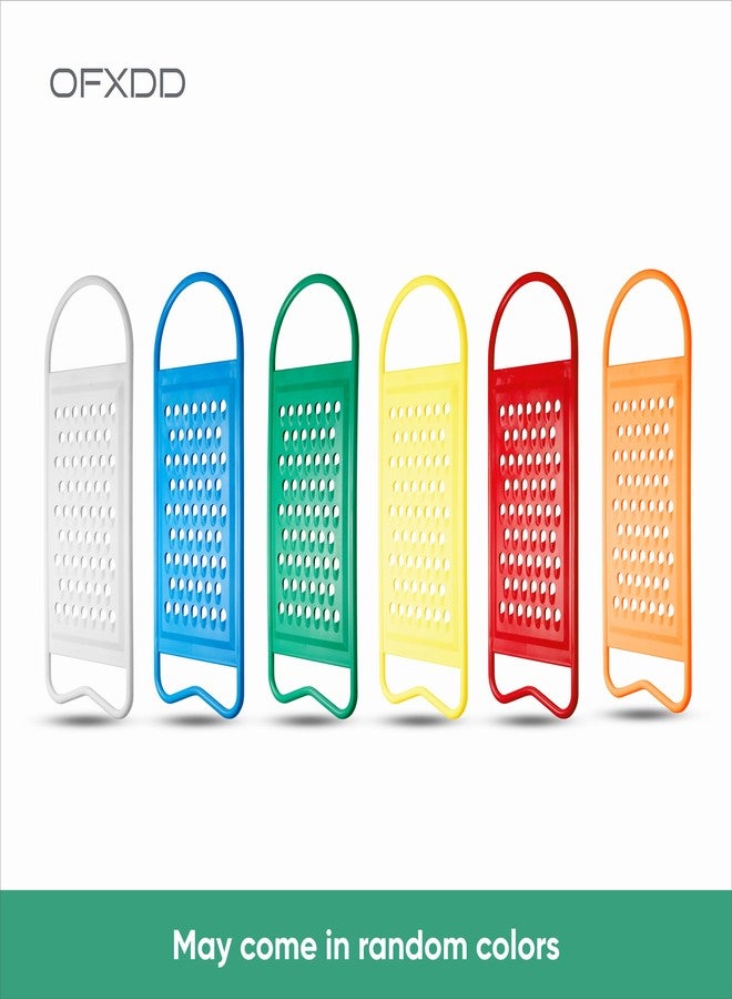 OFXDD Graters for Kitchen - Shredder Kitchen with Handle - Flat Hand Grater - Plastic Graters, Peelers & Slicers for Potatoes, Carrots, Eggs, Mushrooms, Chocolate, Cheese - Image 2