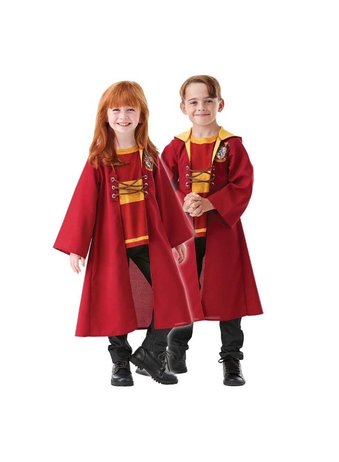 RUBIE'S Rubies Harry Potter Quidditch Hooded Kid's Robe Costume (Large) - Image 1