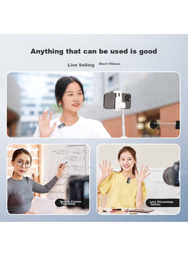 MOMA Mengma Lark M1 Wireless Microphone, Mobile Phone Noise Reduction Clip-on Microphone, Moma Mengjim1 Dual Microphone, Vlog Interview Outdoor Apple Phone Audio Pickup - Image 5