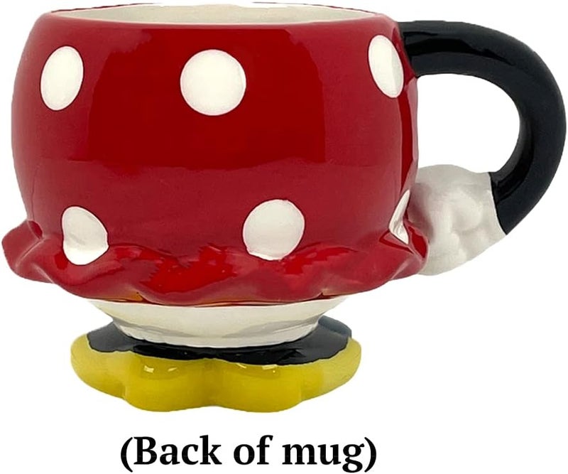 FAB Starpoint FAB Starpoint Ceramic Disney Minnie Mouse Red Drinking Mug with Arm One Size  - Image 3