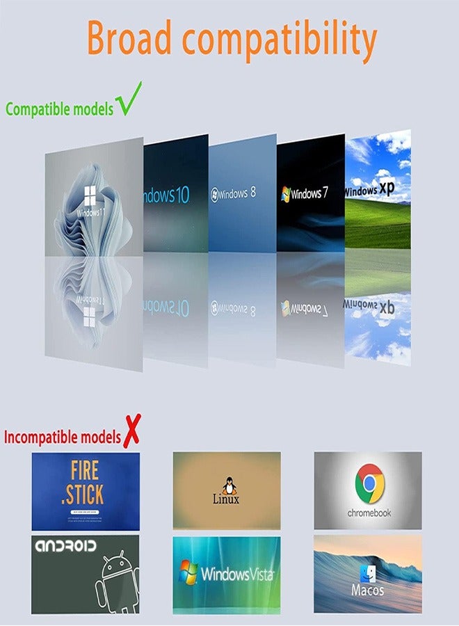 جويز محول USB إلى HDMI لشاشات متعددة 1080P متوافق مع نظام التشغيل Windows XP 7 8 10 11 - Image 4