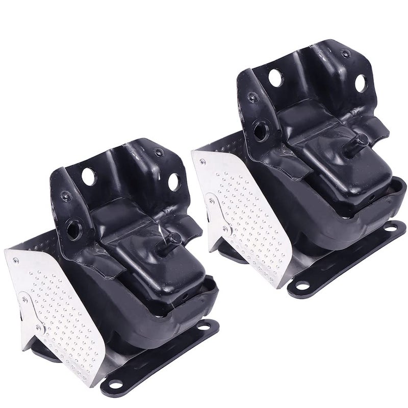 Engine Motor Mount 2pcs with Heat Shield Compatible with Fits 2007 2008 2009 2010 2011 2012 2013 2014 Chevrolet Tahoe Silverado Suburban Avalanche GMC Sierra Yukon Cadillac Escalade A5365HY 15854941