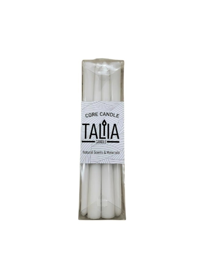 Natural White Candles – 4pcs, 20cm Each – Ideal for Décor & Daily Use - Image 3