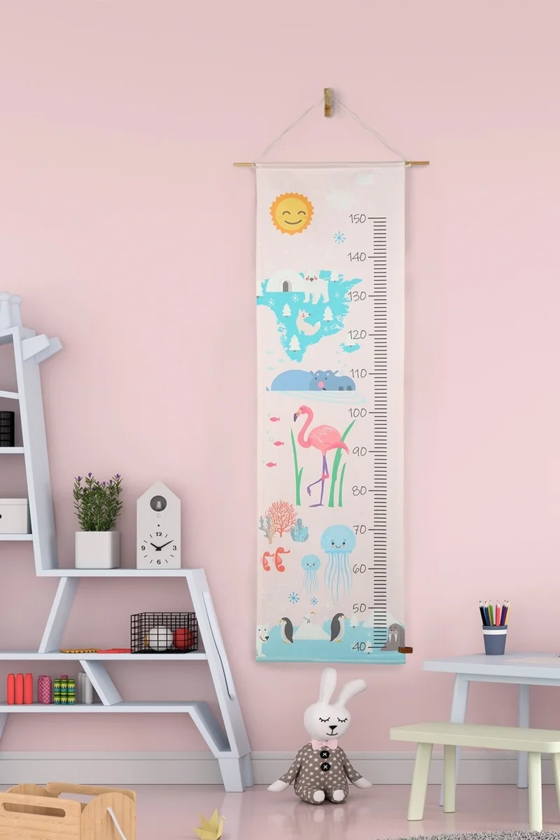 هامور Dough Boy Olcer Wall Board World Map Pink