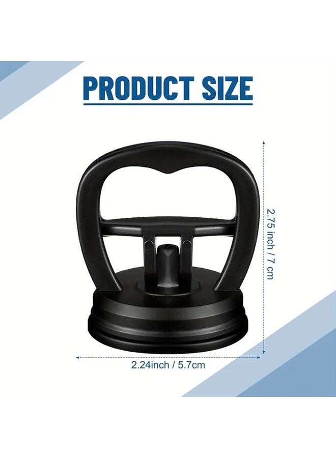 أداة سحب كؤوس شفط سوداء 4 قطع، مجموعة أدوات إصلاح زجاج السيارات - Image 5