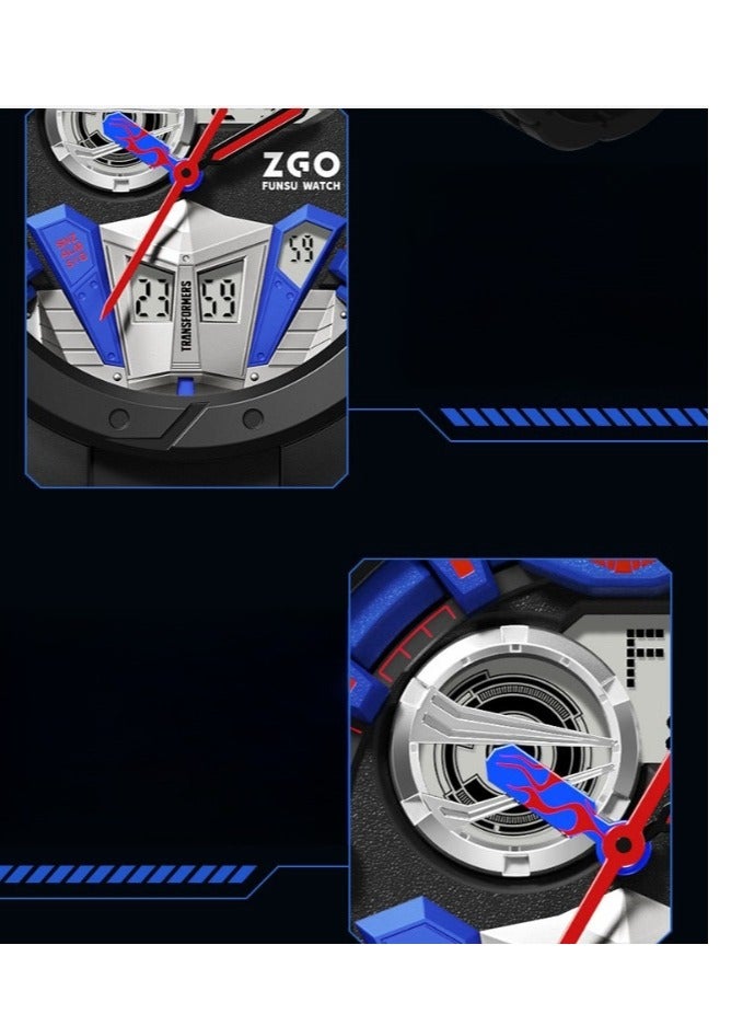 ZGO ساعة إلكترونية رياضية متعددة الوظائف هدية طلابية مقاومة للماء مع علامة تجارية مشتركة - Image 4