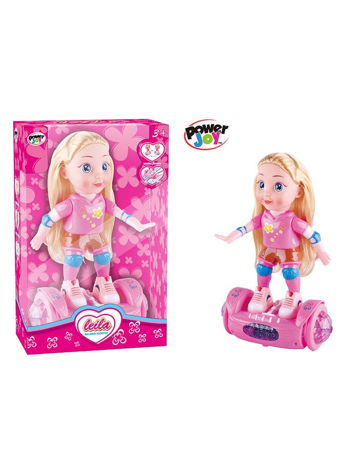 Power Joy Leila Scooter Light&Music 28 Cm Battery Operated – Electronic Toy for Kids - Image 1