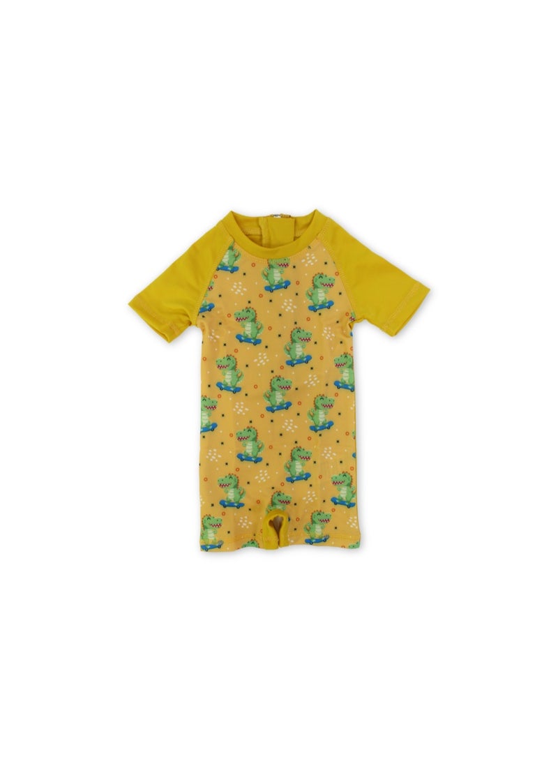 I.Wear Baby Boys Sunsuit One-Piece – with Dino Print - Image 1