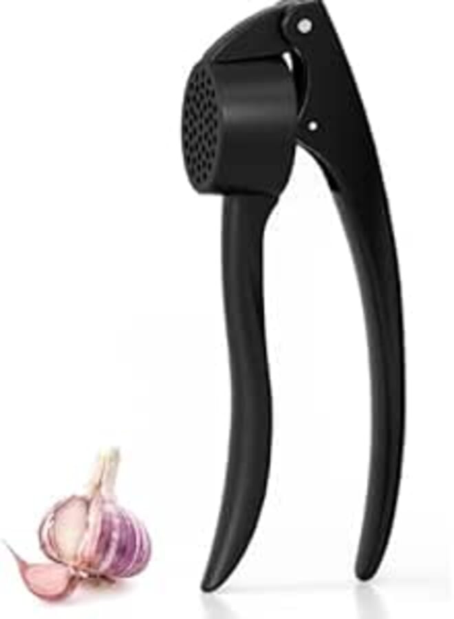 Happy Home Garlic Press, One-Piece Molding, Efficiently Crush 100% Of Garlic, Reasonable Design Durable