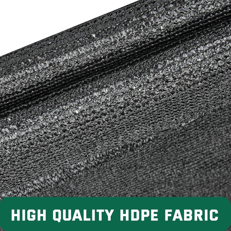 Kesfitt Garden 40% Shade Cloth, Resistant Sun Shade Net 10x20FT Mesh Tarp with HDPE Material and Reinforced Grommets Shade Trap for Greenhouse, Plant, Pergola, and Backyard Patio Sunshade - Image 5