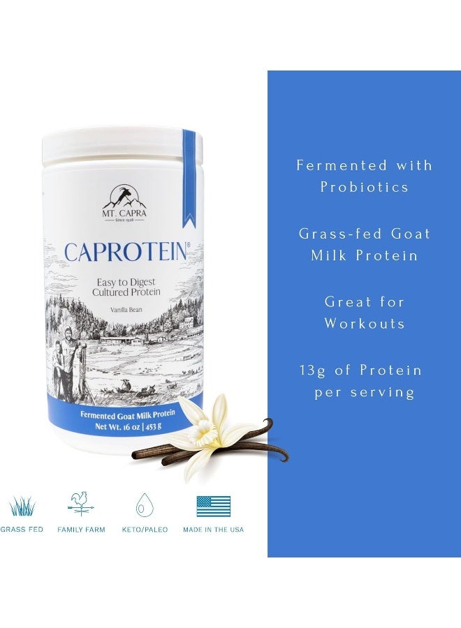MT. CAPRA SINCE 1928 Mt. Capra Products - Caprotein Goat-Milk Protein Vanilla Flavor 1 Lb. - Image 4