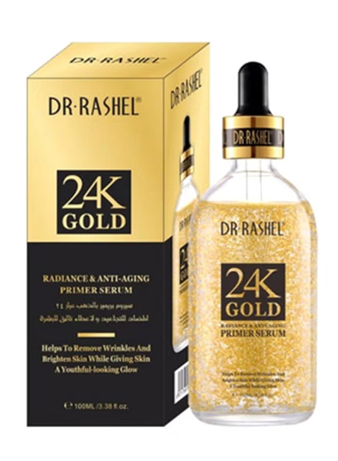 DR. RASHEL 24K Gold Radiance And Anti-Aging Face Primer Serum 100Ml  - Image 1
