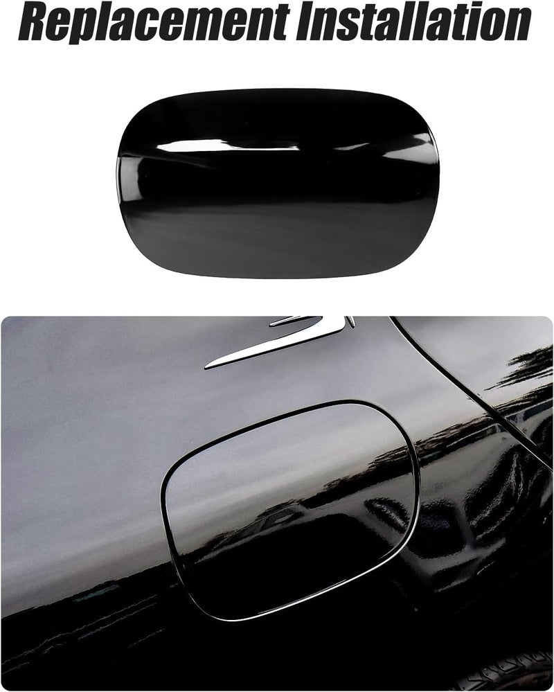LIMBQS Fuel Tank Cover for Mercedes-Benz C300 C400 C43 C450 C63 (2015-2021) - Black - Image 4