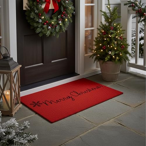Calloway Mills 101781729 Red Merry Christmas Doormat - Image 2