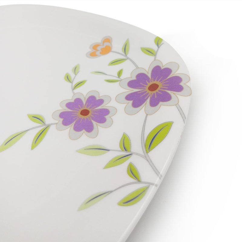 Superware | Pure Melamine | Small Plate Set - Daffodils 7.5” (6 nos.) | Stain Free, Glazed Finish - Image 4