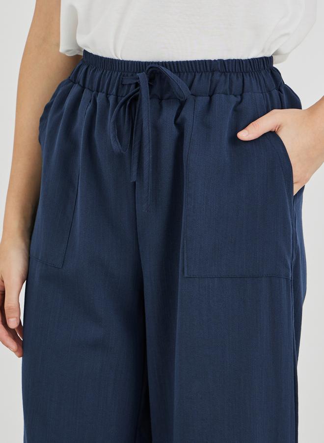 Take Two Solid Mid Rise Straight Leg Pants - Image 3