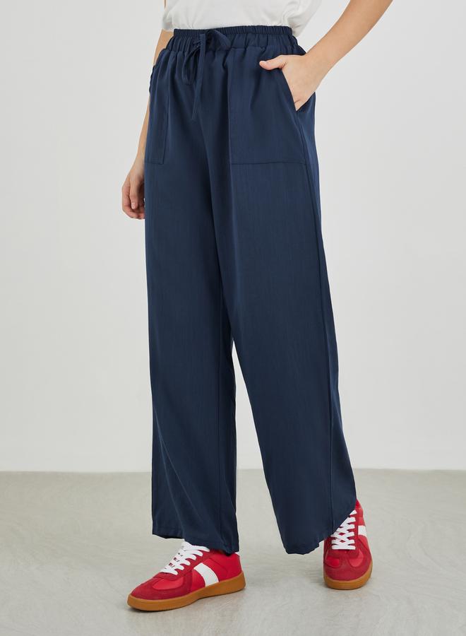 Take Two Solid Mid Rise Straight Leg Pants - Image 2