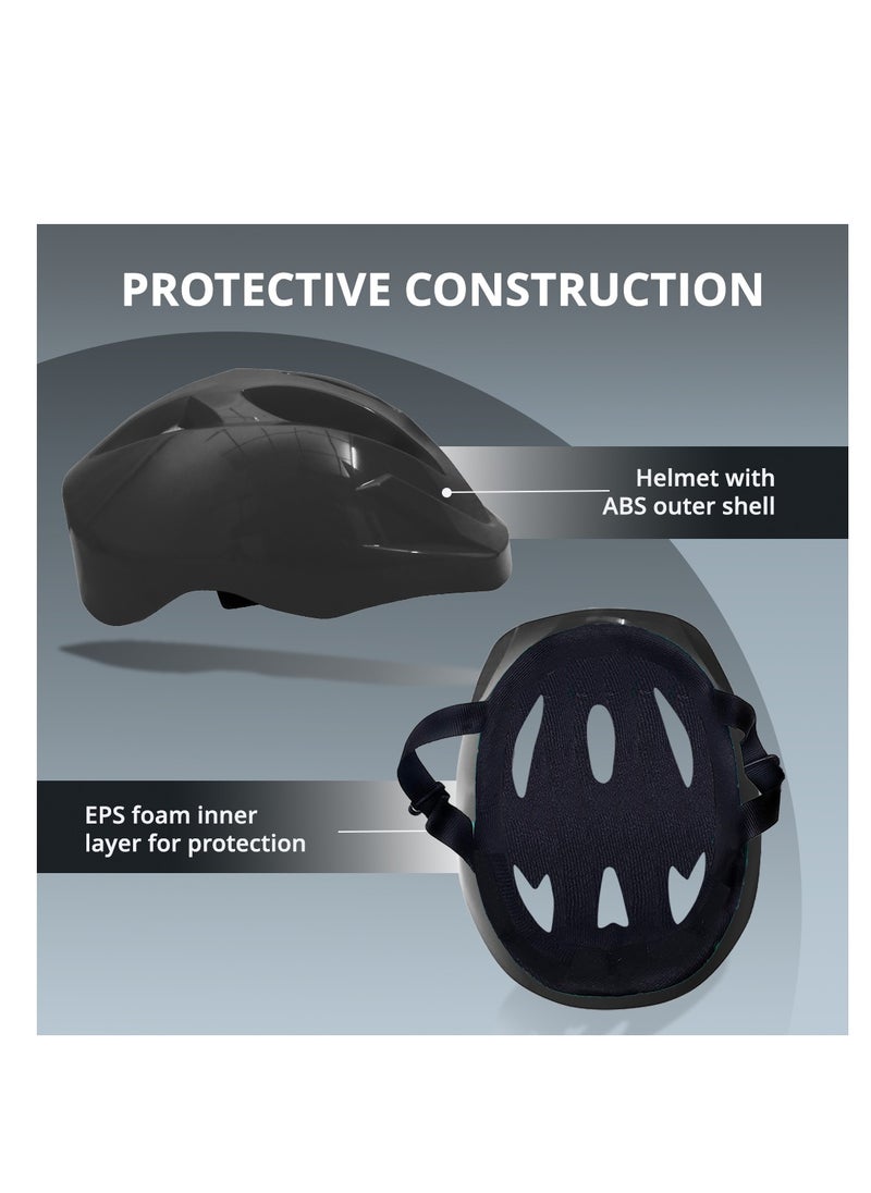 EL1026 Multi Utility Sports Helmet for Cycling, Skating, Skateboarding |  Material : ABS, EPS | With High Density EPS (Thermocol) Padding, Soft Cushion and Adjustable Strap for Best Fit