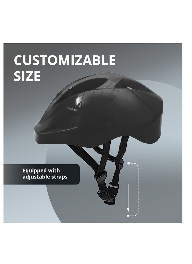 EL1026 Multi Utility Sports Helmet for Cycling, Skating, Skateboarding |  Material : ABS, EPS | With High Density EPS (Thermocol) Padding, Soft Cushion and Adjustable Strap for Best Fit