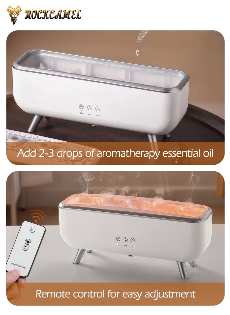 ROCKCAMEL مُرطب عطور بتصميم خيال علمي، بشكل قنديل البحر الجذاب، مع مزامنة موسيقية وإضاءة LED 7 ألوان، مؤقت، منتشر عطور قنديل البحر للمنزل والمكتب والسيارة - Image 4