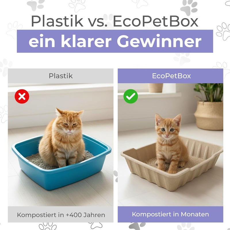 EcoPetBox Eco Pet Box Disposable Litter Box 3 ct - Image 3