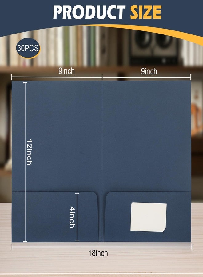 EVERDIJ 30Pcs Blue Estate Planning Documents Pocket Folders 9x12inch Estate Planning Portfolio Estate Planning Documents Estate Planning Organizer,Real Estate Folders for Legal Professionals - Image 2