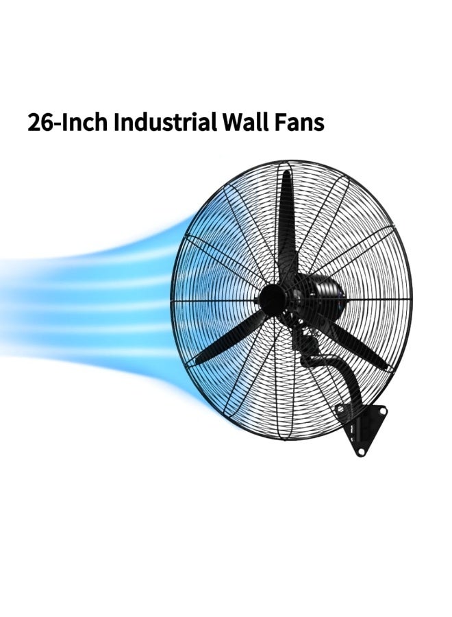 TAIYUAN 26-Inch Industrial-Grade Wall Fan 220W strong large air volume factory warehouse workshop strong heat dissipation wall-mounted fan  - Image 3